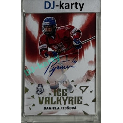 2025 Sportzoo Hokejové ČESKO #IVS-DP Daniela Pejšová Ice Valkyrie Auto 15/49