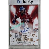 2025 Sportzoo Hokejové ČESKO #IVS-KH Klára Hymlárová Ice Valkyrie Auto 32/49