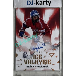 2025 Sportzoo Hokejové ČESKO #IVS-KH Klára Hymlárová Ice Valkyrie Auto 32/49