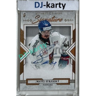 2024/25 LC Repre serie 1 #AS-STR Matěj Stránský Authentic Player Signature White xx/22