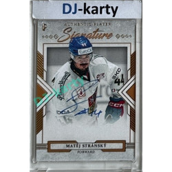 2024/25 LC Repre serie 1 #AS-STR Matěj Stránský Authentic Player Signature White xx/22