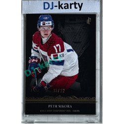 2024/25 LC Repre serie 1 #WJC-12 Petr Sikora World Junior Championship 2025 Canada Platinum xx/22