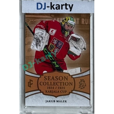 2024/25 LC Repre serie 1 #KC-26 Jakub Málek Season Collection Karjala Cup 2024 Gold