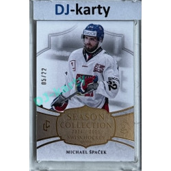 2024/25 LC Repre serie 1 #SHG-21 Michael Špaček Season Collection Swiss Hockey Games 2024 Gold xx/22