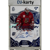 2025 Sportzoo Hokejové ČESKO #HSS-OK Ondřej Kacetl Homegrown Ice Stars Blue Auto 09/30