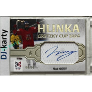 2024/25 LC Repre serie 1 #HGC-ANO Adam Novotný Hlinka Gretzky Cup 2024 Authentic Signature Platinum 04/14