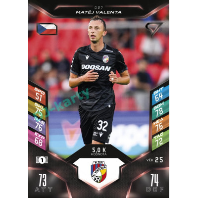 2025/26 Sportzoo Chance Liga DUEL #027 MATĚJ VALENTA