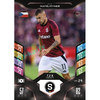 2025/26 Sportzoo Chance Liga DUEL #050 MATĚJ RYNEŠ
