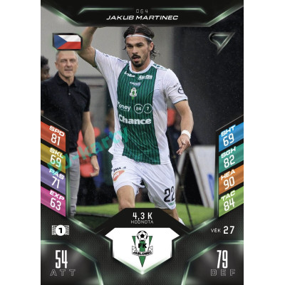 2025/26 Sportzoo Chance Liga DUEL #064 JAKUB MARTINEC