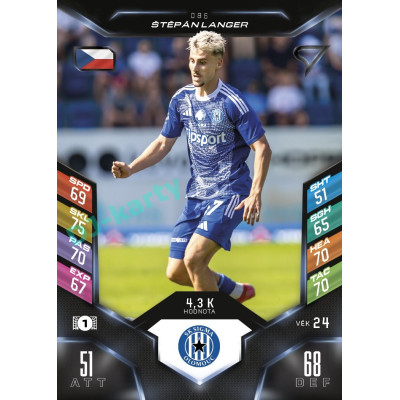 2025/26 Sportzoo Chance Liga DUEL #086 ŠTĚPÁN LANGER