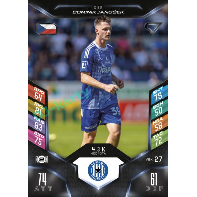 2025/26 Sportzoo Chance Liga DUEL #085 DOMINIK JANOŠEK