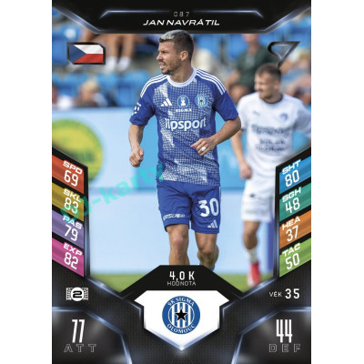 2025/26 Sportzoo Chance Liga DUEL #087 JAN NAVRÁTIL
