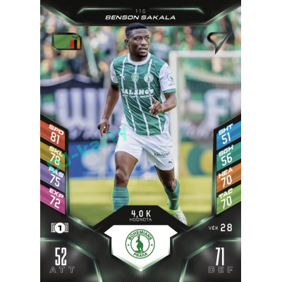 2025/26 Sportzoo Chance Liga DUEL #116 BENSON SAKALA