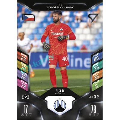 2025/26 Sportzoo Chance Liga DUEL #122 TOMÁŠ KOUBEK