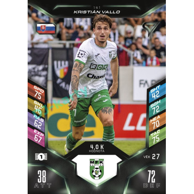 2025/26 Sportzoo Chance Liga DUEL #141 KRISTIÁN VALLO
