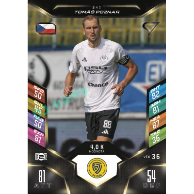 2025/26 Sportzoo Chance Liga DUEL #240 TOMÁŠ POZNAR