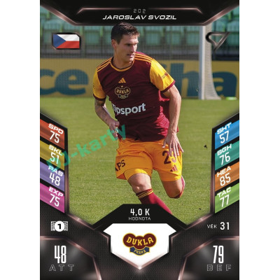 2025/26 Sportzoo Chance Liga DUEL #202 JAROSLAV SVOZIL