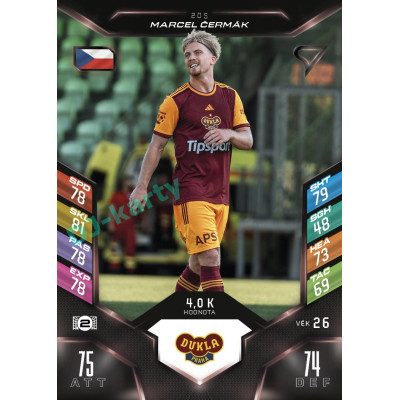 2025/26 Sportzoo Chance Liga DUEL #205 MARCEL ČERMÁK