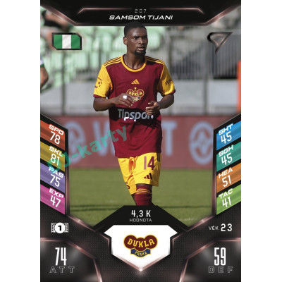 2025/26 Sportzoo Chance Liga DUEL #207 SAMSOM TIJANI