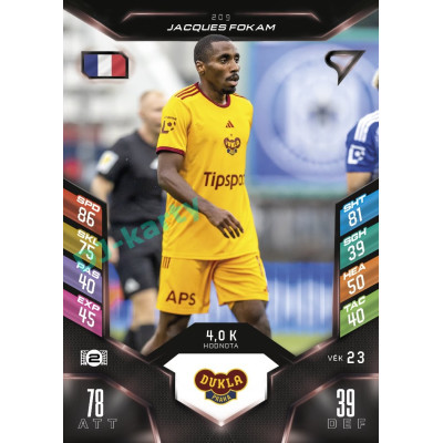 2025/26 Sportzoo Chance Liga DUEL #209 JACQUES FOKAM