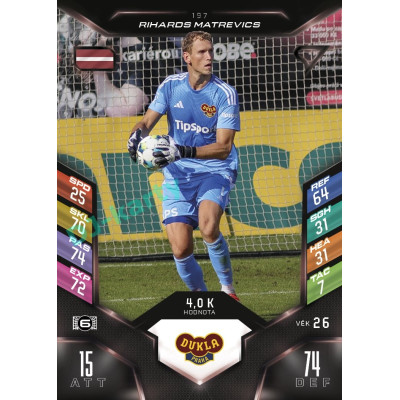 2025/26 Sportzoo Chance Liga DUEL #197 RIHARDS MATREVICS