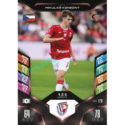 2025/26 Sportzoo Chance Liga DUEL #213 MIKULÁŠ KONEČNÝ