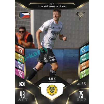 2025/26 Sportzoo Chance Liga DUEL #228 LUKÁŠ BARTOŠÁK