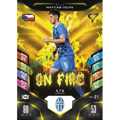 2025/26 Sportzoo Chance Liga DUEL #OF-14 MATYÁŠ VOJTA On Fire
