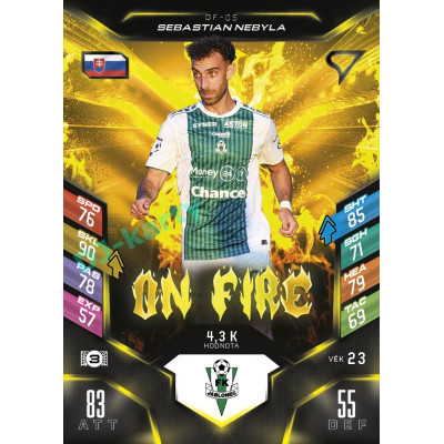 2025/26 Sportzoo Chance Liga DUEL #OF-05 SEBASTIAN NEBYLA On Fire