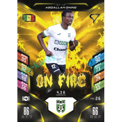 2025/26 Sportzoo Chance Liga DUEL #OF-12 ABDALLAH GNING On Fire
