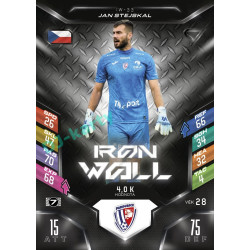 2025/26 Sportzoo Chance Liga DUEL #IW-33 JAN STEJSKAL Iron Wall