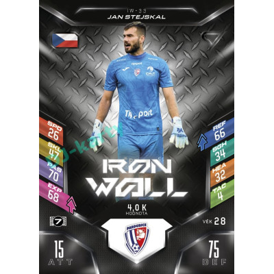 2025/26 Sportzoo Chance Liga DUEL #IW-33 JAN STEJSKAL Iron Wall