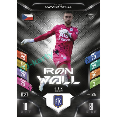 2025/26 Sportzoo Chance Liga DUEL #IW-25 MATOUŠ TRMAL Iron Wall