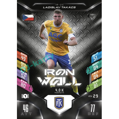 2025/26 Sportzoo Chance Liga DUEL #IW-26 LADISLAV TAKÁCS Iron Wall