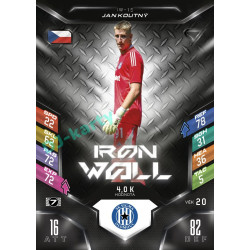 2025/26 Sportzoo Chance Liga DUEL #IW-15 JAN KOUTNÝ Iron Wall