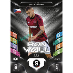 2025/26 Sportzoo Chance Liga DUEL #IW-12 MATĚJ RYNEŠ Iron Wall