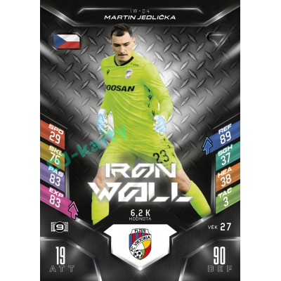 2025/26 Sportzoo Chance Liga DUEL #IW-04 MARTIN JEDLIČKA Iron Wall