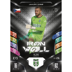 2025/26 Sportzoo Chance Liga DUEL #IW-23 JAKUB LAPEŠ Iron Wall
