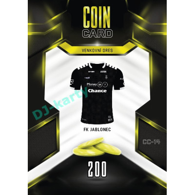 2025/26 Sportzoo Chance Liga DUEL #CC-14 VENKOVNÍ DRES Coin Cards
