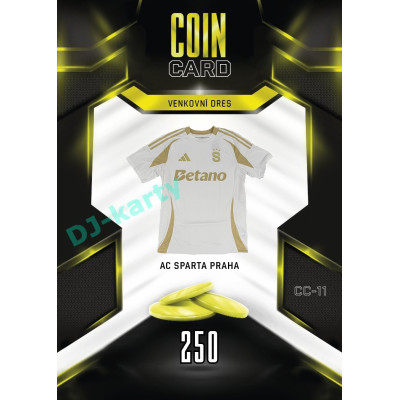 2025/26 Sportzoo Chance Liga DUEL #CC-11 VENKOVNÍ DRES Coin Cards