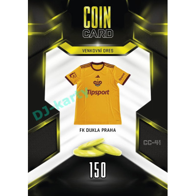 2025/26 Sportzoo Chance Liga DUEL #CC-41 VENKOVNÍ DRES Coin Cards
