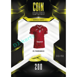2025/26 Sportzoo Chance Liga DUEL #CC-43 DOMÁCÍ DRES Coin Cards
