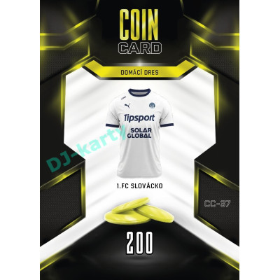 2025/26 Sportzoo Chance Liga DUEL #CC-37 DOMÁCÍ DRES Coin Cards