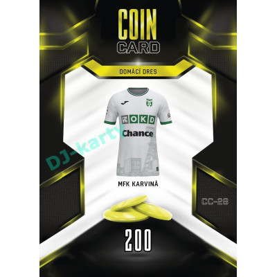 2025/26 Sportzoo Chance Liga DUEL #CC-28 DOMÁCÍ DRES Coin Cards