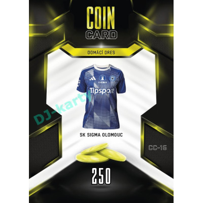 2025/26 Sportzoo Chance Liga DUEL #CC-16 DOMÁCÍ DRES Coin Cards