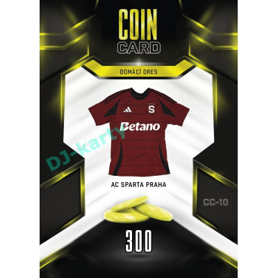 2025/26 Sportzoo Chance Liga DUEL #CC-10 DOMÁCÍ DRES Coin Cards