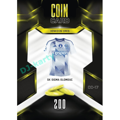 2025/26 Sportzoo Chance Liga DUEL #CC-17 VENKOVNÍ DRES Coin Cards