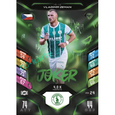 2025/26 Sportzoo Chance Liga DUEL #JO-10 VLADIMÍR ZEMAN Joker