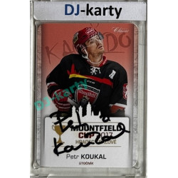 2017 OFS Mountfield Cup Petr Koukal #15 7/10 Autograph Die Cut