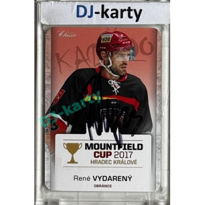 2017 OFS Mountfield Cup René Vydarený #6 7/10 Autograph Die Cut